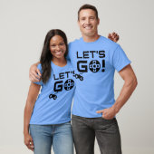 Gaming Controller Lets Go Gamer funny girl T-shirt (Unisex)