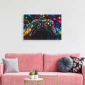 Gaming Controller Muurkunst Canvas Afdruk (Insitu (Woonkamer))
