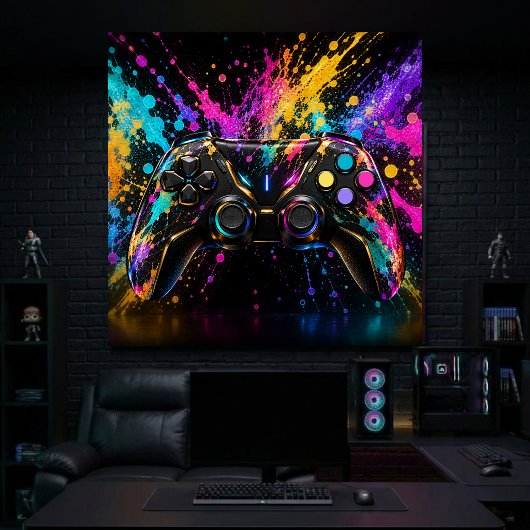 Gaming Controller Muurkunst Perfect Poster