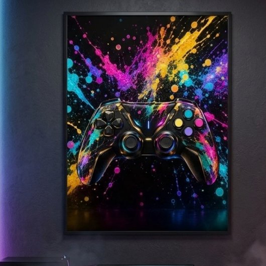 Gaming Controller Muurkunst Poster
