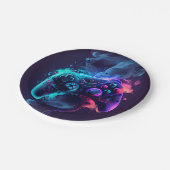 Gaming controller partij papieren bordje (Gekanteld)