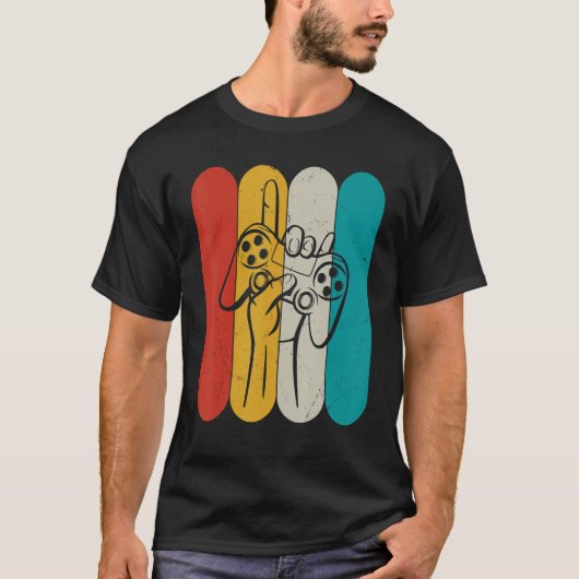 Gaming Controller Retro Gaming T-shirt (Voorkant)