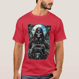 Gaming Design vintage meisje T-shirt