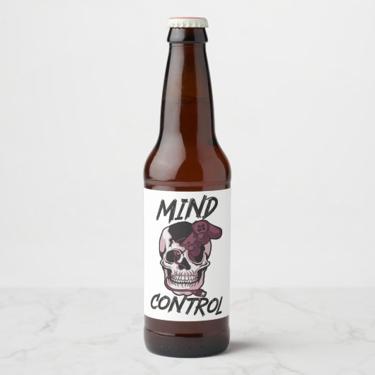 Gaming design voor de allerbeste beheersing bier etiket (Voorkant)