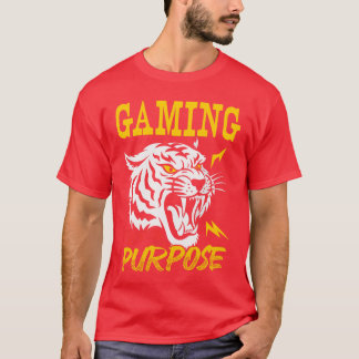 Gaming doel Fierceiger ontwerp voor gamers Premiu T-shirt