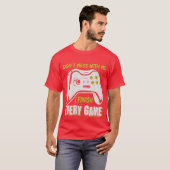 Gaming dont mess with me gamer video game gift vin t-shirt (Voorkant volledig)