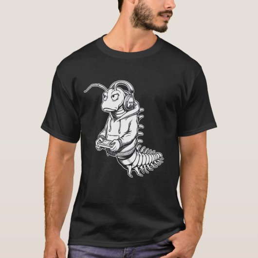 Gaming Duizendpoot T-shirt (Voorkant)