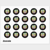 Gaming Easter Egg Hunting Videogame Controller GA Ronde Sticker (Vel)
