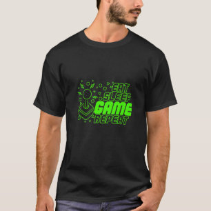 Gaming Eat Sleep Game Herhaal Console PS5 Birthday T-shirt