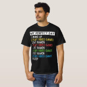 Gaming en Ramen Lover Funny Video Games My Perfec T-shirt (Voorkant volledig)