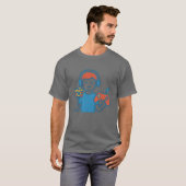 Gaming Enthusiast Illustration friend family T-shirt (Voorkant volledig)
