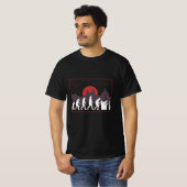 Gaming Evolution Funny T-shirt (Voorkant volledig)