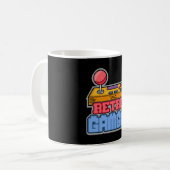 Gaming Game Retro Gamer Console Videospel Gift Koffiemok (Voorkant links)