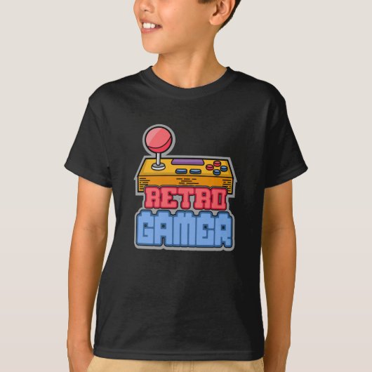 Gaming Game Retro Gamer Console Videospel Gift T-shirt (Voorkant)