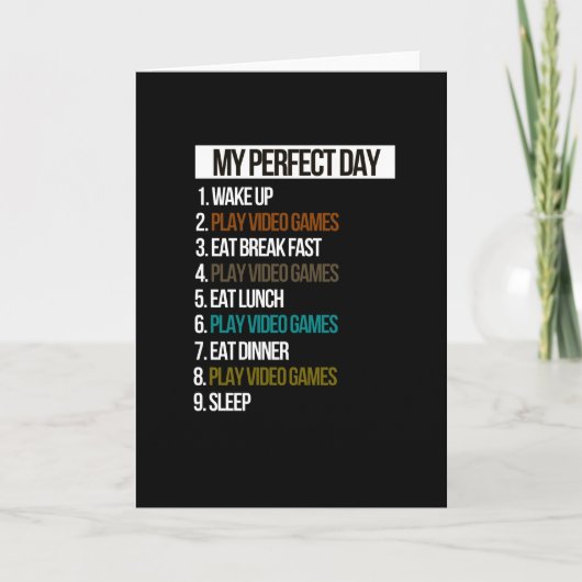 Gaming gameconsole grappig citaatidee kaart (Voorkant)