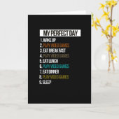 Gaming gameconsole grappig citaatidee kaart (Gele Bloem)