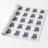Gaming Gamer Funny Birthday Cadeaupapier (Uitgerold)