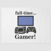 Gaming Gamer Funny Birthday Tissuepapier (Voorkant)
