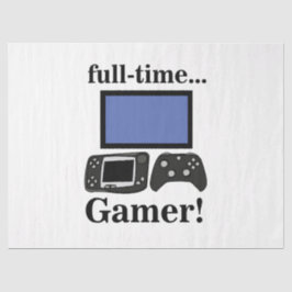 Gaming Gamer Funny Birthday Tissuepapier