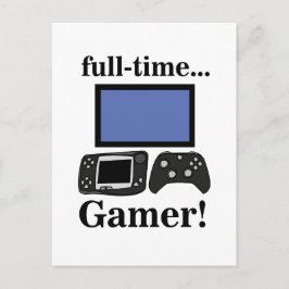 Gaming Gamer Funny Briefkaart