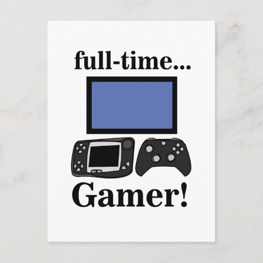 Gaming Gamer Funny Briefkaart (Voorkant)
