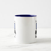 Gaming Gamer Funny Tweekleurige Koffiemok (Center)