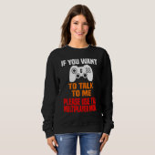 Gaming Gamer Multiplayer Gezegde Video Games Trui (Voorkant volledig)