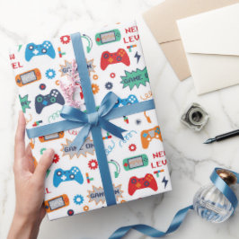 Gaming Gamer Verjaardagsfeest Cadeaupapier