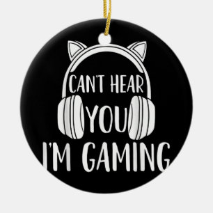 Gaming Gamer Videogame Headset Keramisch Ornament
