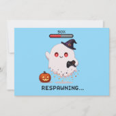 Gaming Geest Halloween Respawning Bedankkaart (Voorkant)