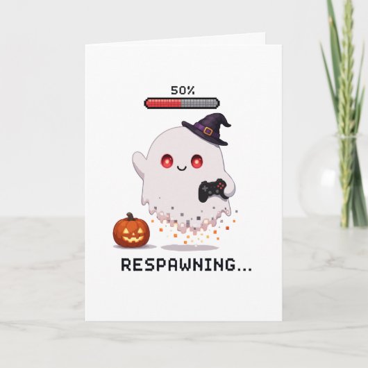 Gaming Geest Halloween Respawning Kaart (Voorkant)