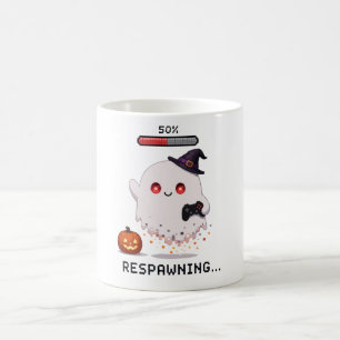 Gaming Geest Halloween Respawning Koffiemok