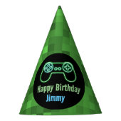 Gaming Gelukkige Verjaardag Feesthoedjes (Voorkant)