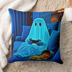 Gaming Ghost Cosy Night in Design Kussen