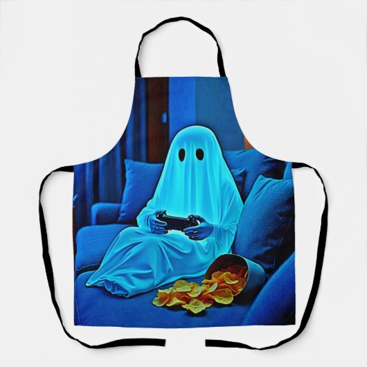 Gaming Ghost Cosy Night in Design Schort (Voorkant)