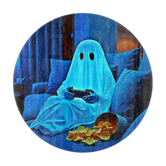 Gaming Ghost Cosy Night in Design Snijplank (Voorkant)