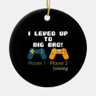 Gaming Gift I Level tot Big Bro Brother Cadeau Keramisch Ornament