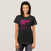 Gaming Girl Noun Definition Console Controller Vid T-shirt (Voorkant volledig)