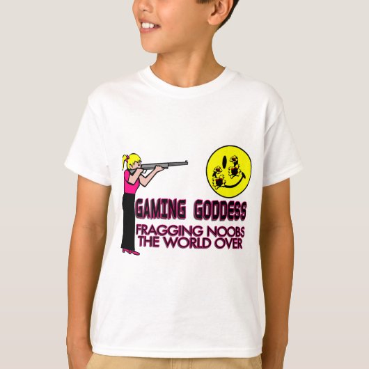 Gaming Goddess T-shirt (Voorkant)