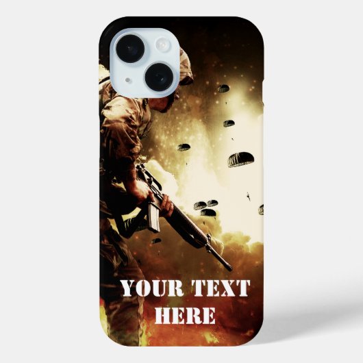 Gaming Ground Combat Soldaat Case-Mate iPhone Case (Achterkant)