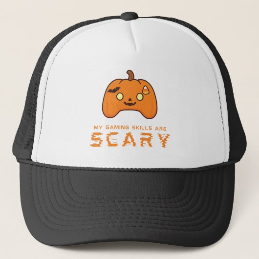 Gaming Halloween Trucker Pet (Voorkant)