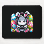 Gaming Happy Easter Day Bunny Egg Funny Boys Kinde Muismat (Voorkant)