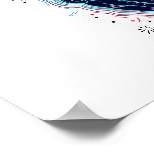 Gaming Hoofdtelefoon Design Poster (Hoek)