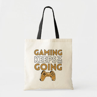 Gaming houdt me aan het werk tote bag