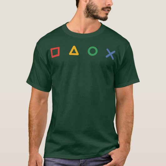 Gaming Icons Controller s vintage meisje T-shirt (Voorkant)