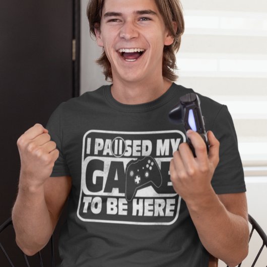 Gaming Ik pauzeerde mijn Game Gamer T-Shirt