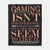 Gaming-interface voor iedereen Alleen Koel mensen Fleece Deken (Voorkant)