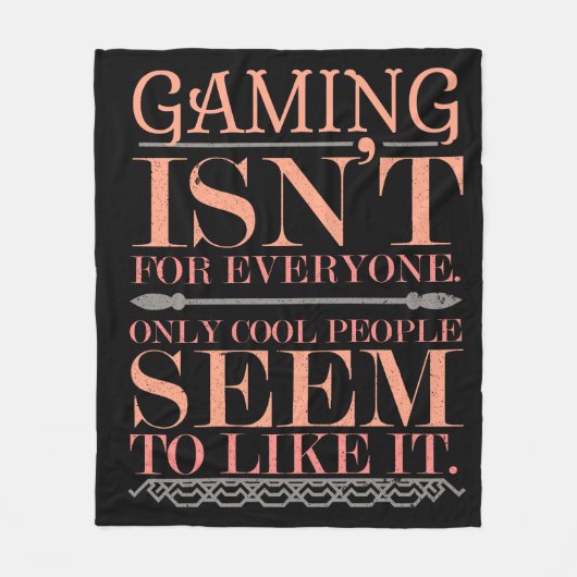Gaming-interface voor iedereen Alleen Koel mensen Fleece Deken (Voorkant)