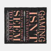 Gaming-interface voor iedereen Alleen Koel mensen Fleece Deken (Voorkant (Horizontaal))