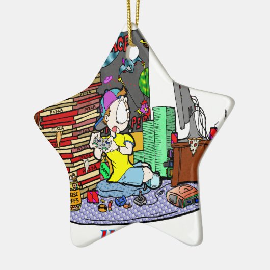 Gaming is GEEN Hobby Keramisch Ornament (Links)